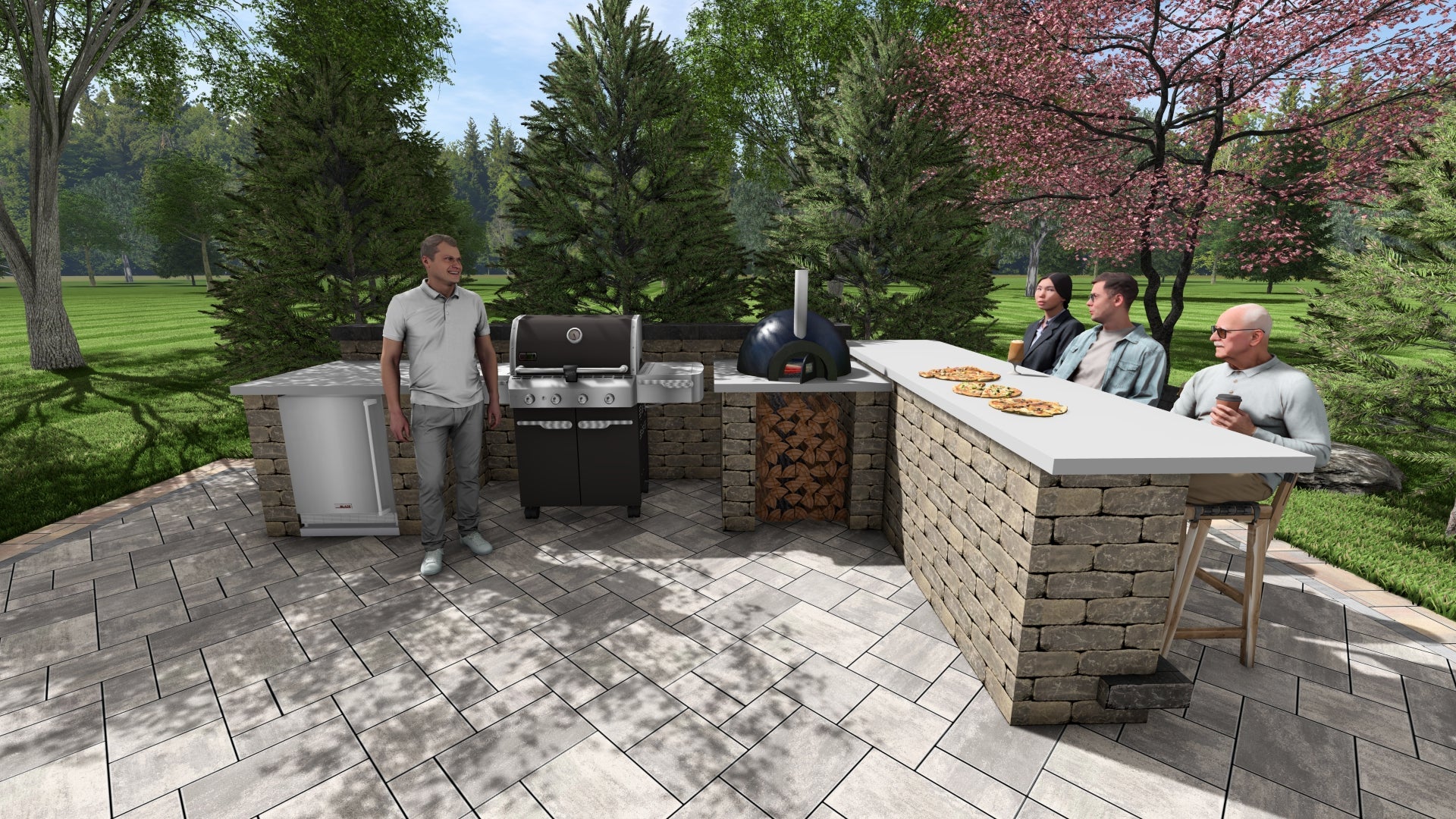 Grill Station Designs