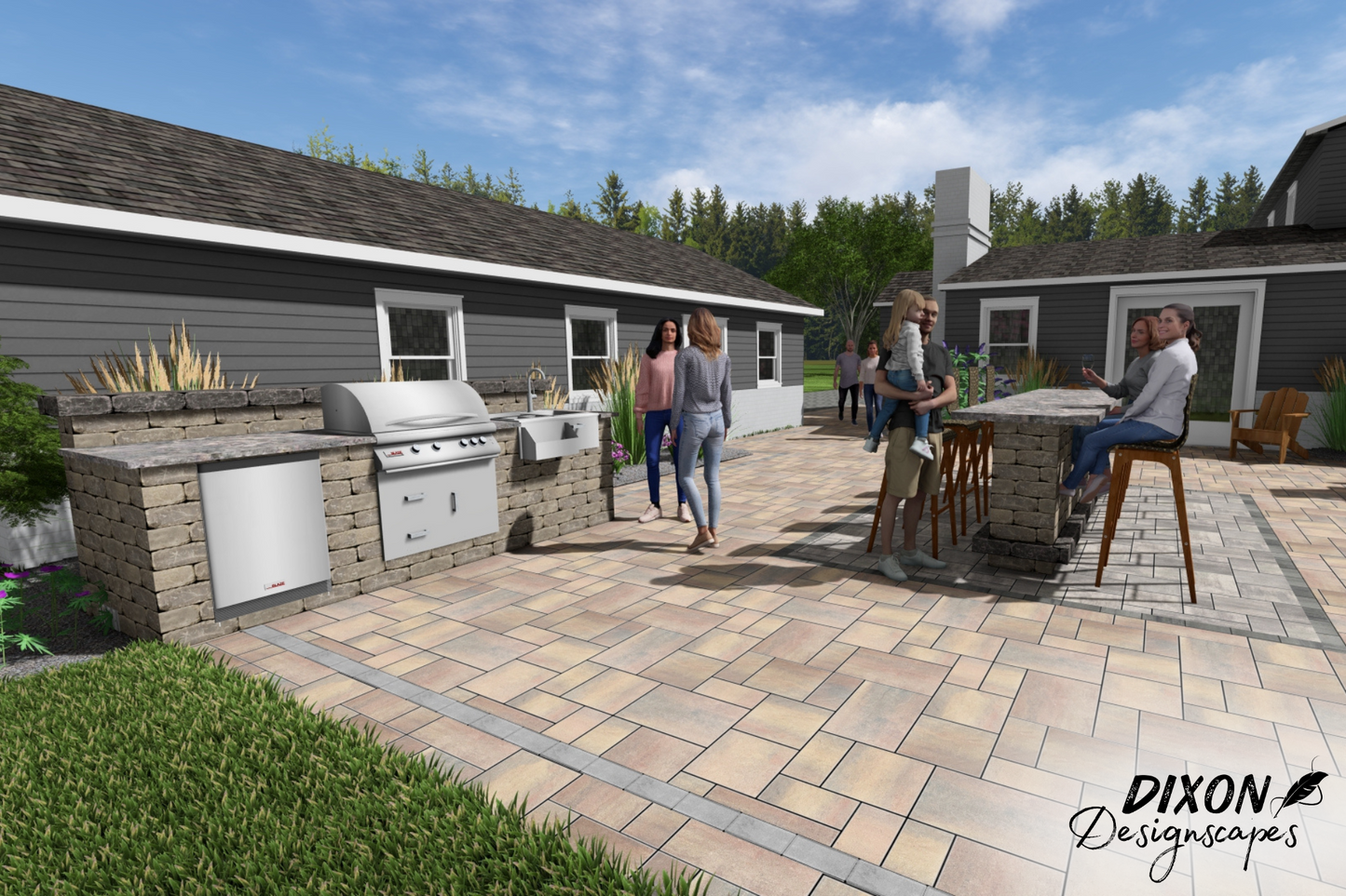 Brooks Outdoor Kitchen Design