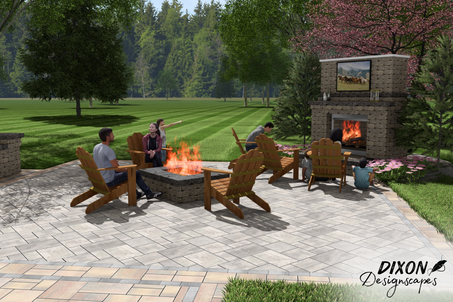 Sage Gas Fireplace Design