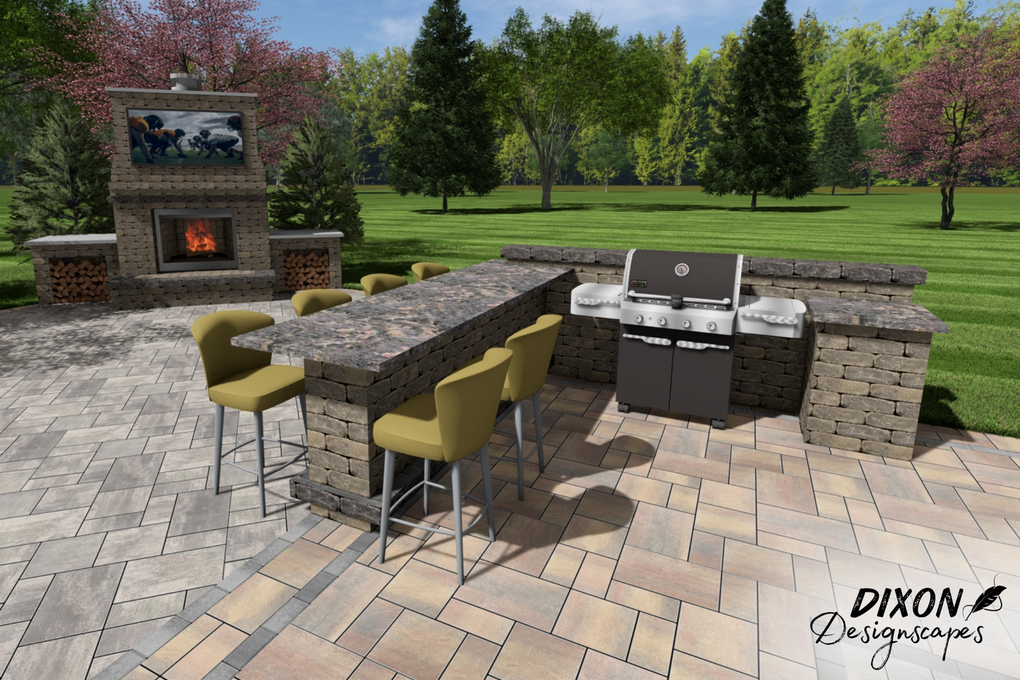 Ryder Wood Burning Fireplace Design