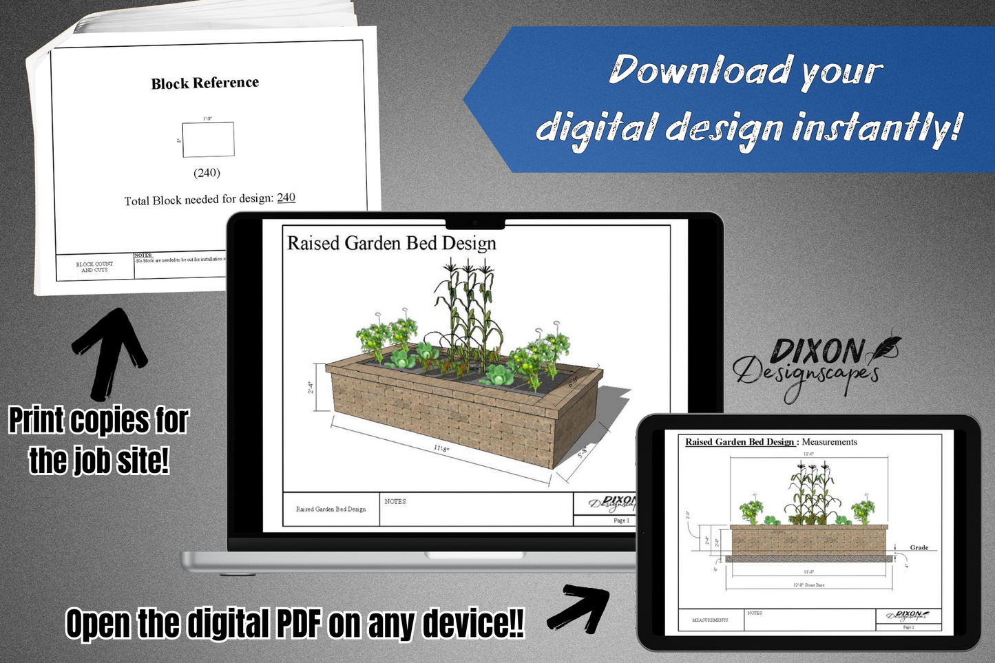 Raised Garden Bed Design