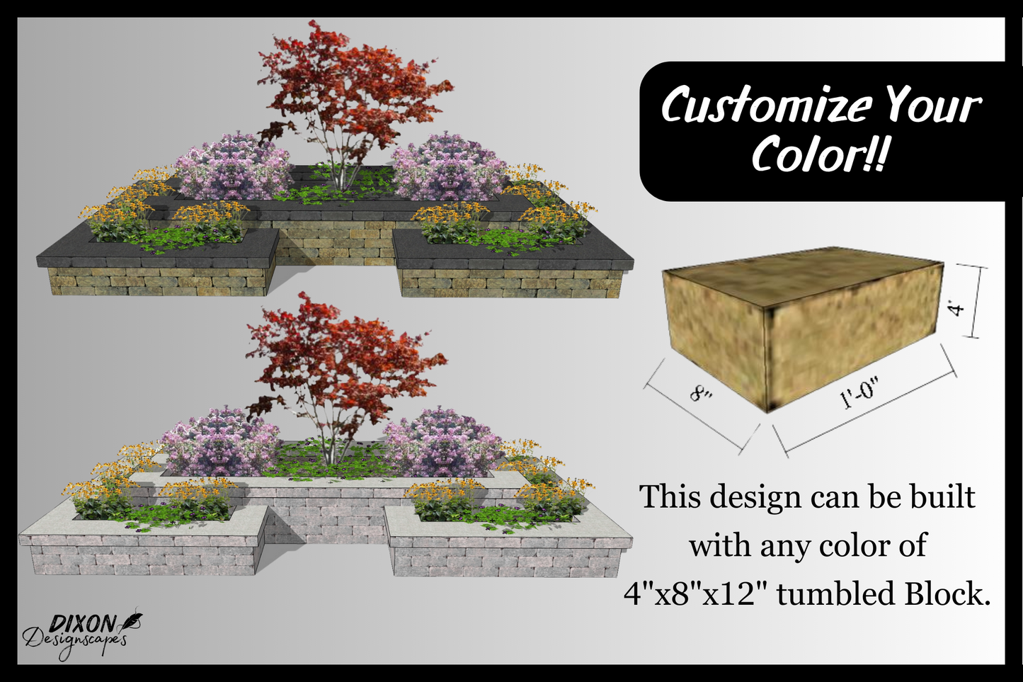 Tiered Garden Bed Design