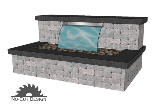 3' Spillway Water Feature Design