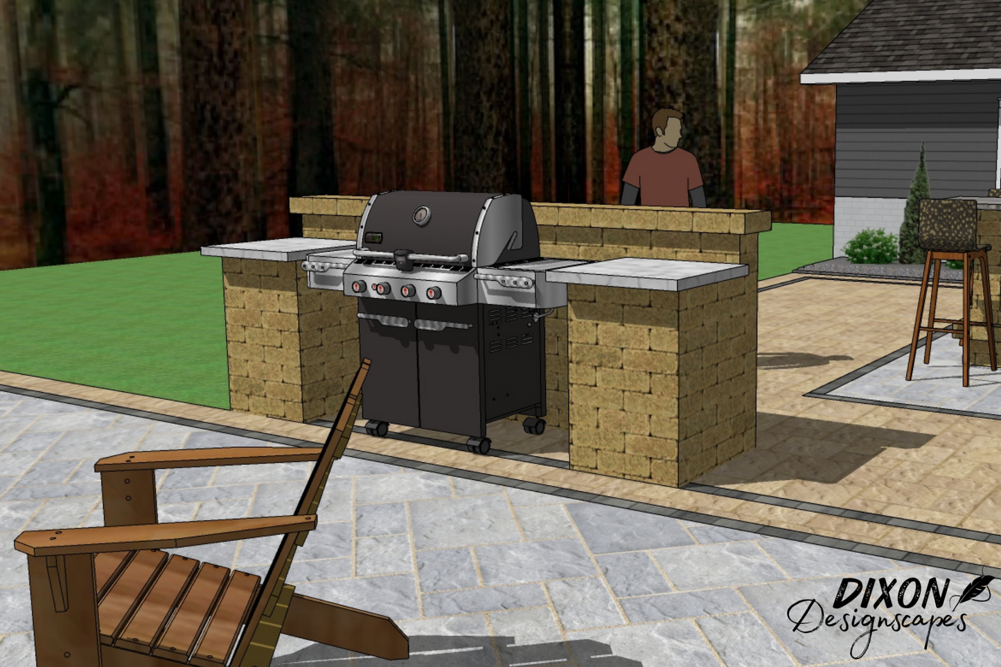 Bear Grill Station Design