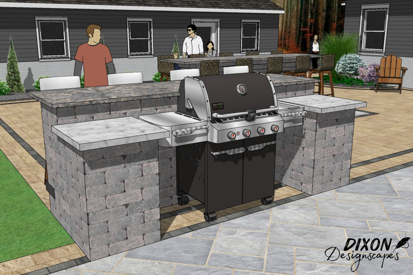 Iris Grill Station Design