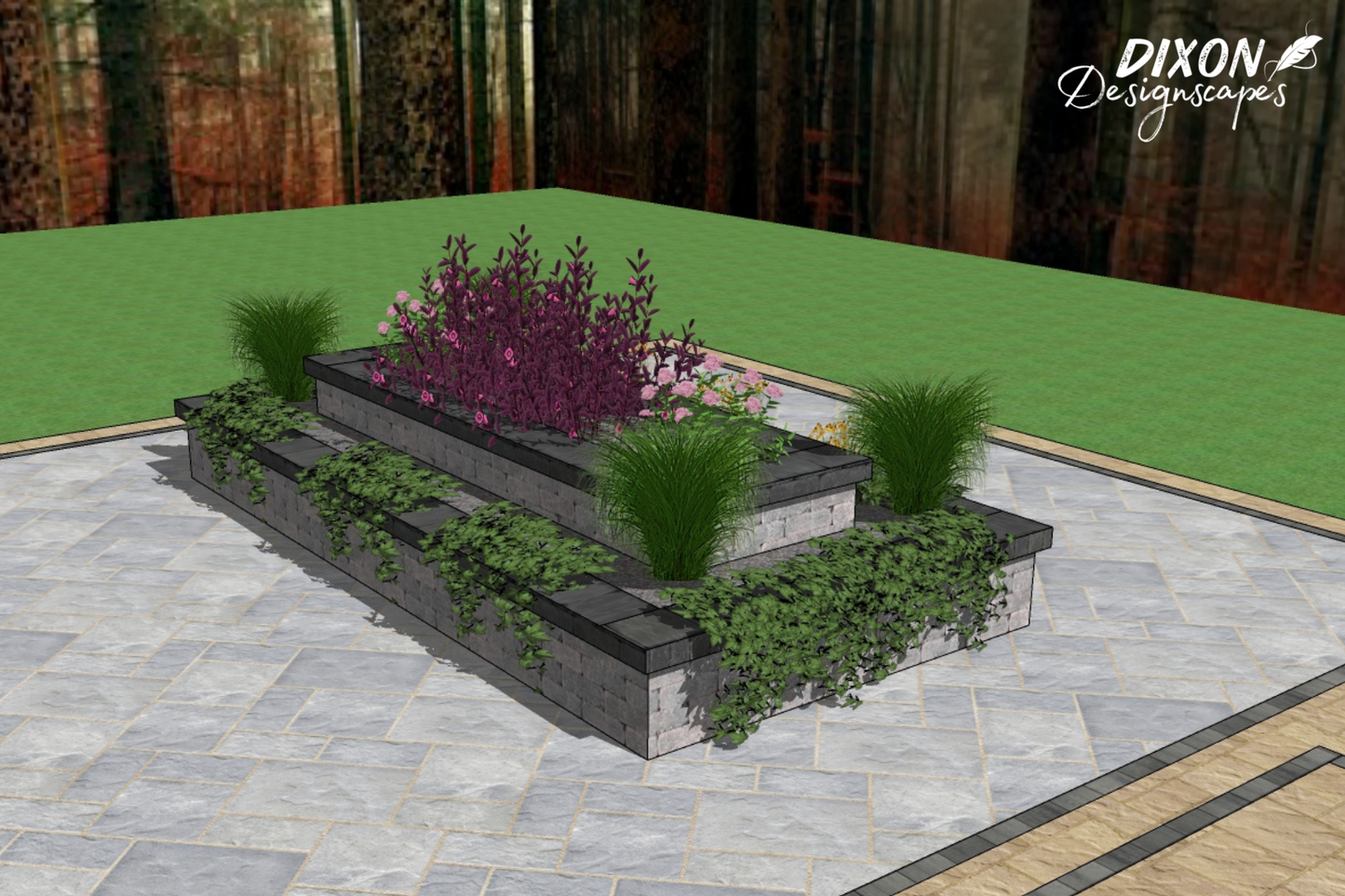 Rosa Garden Bed Design