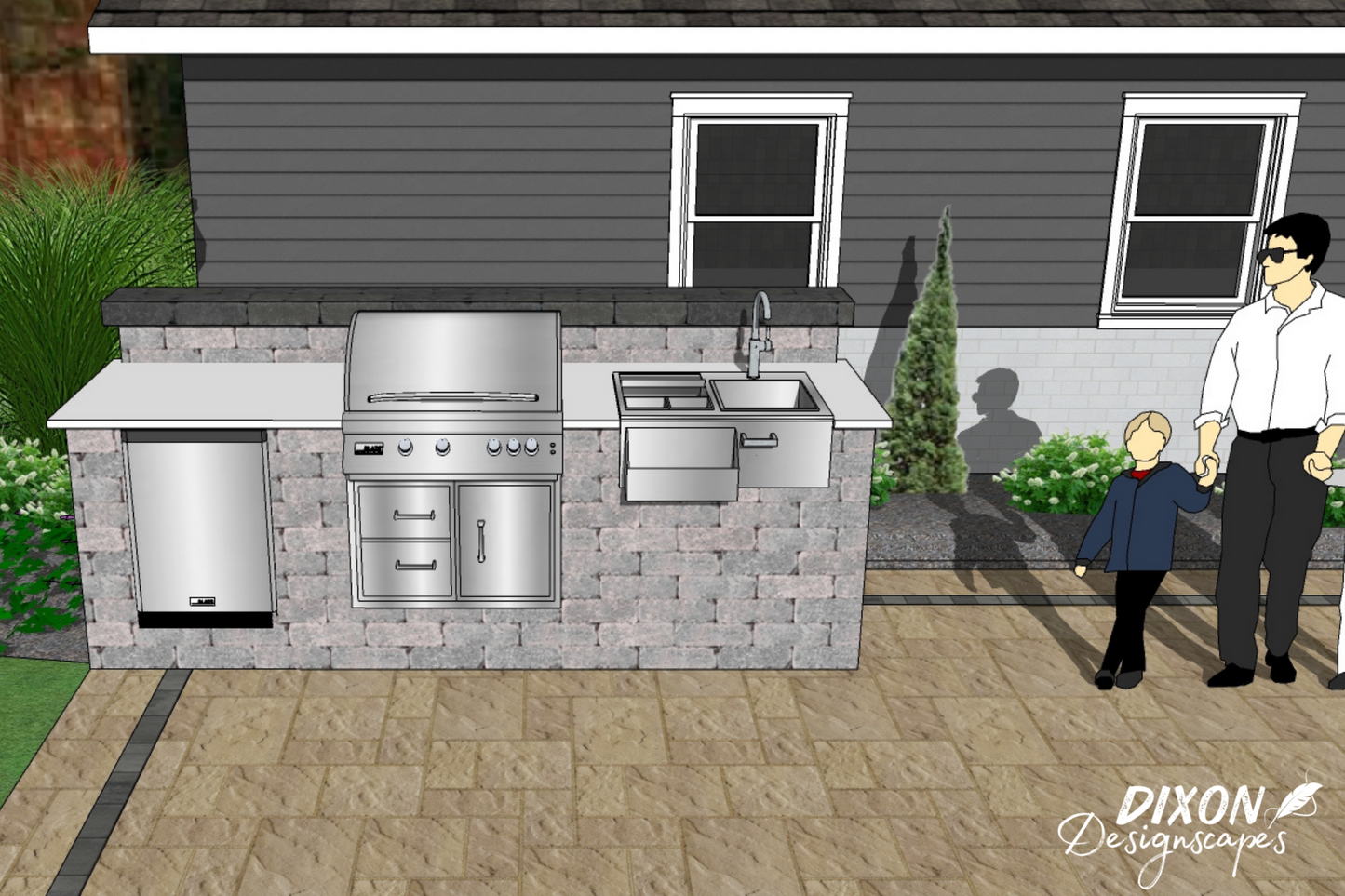 Brooks Outdoor Kitchen Design