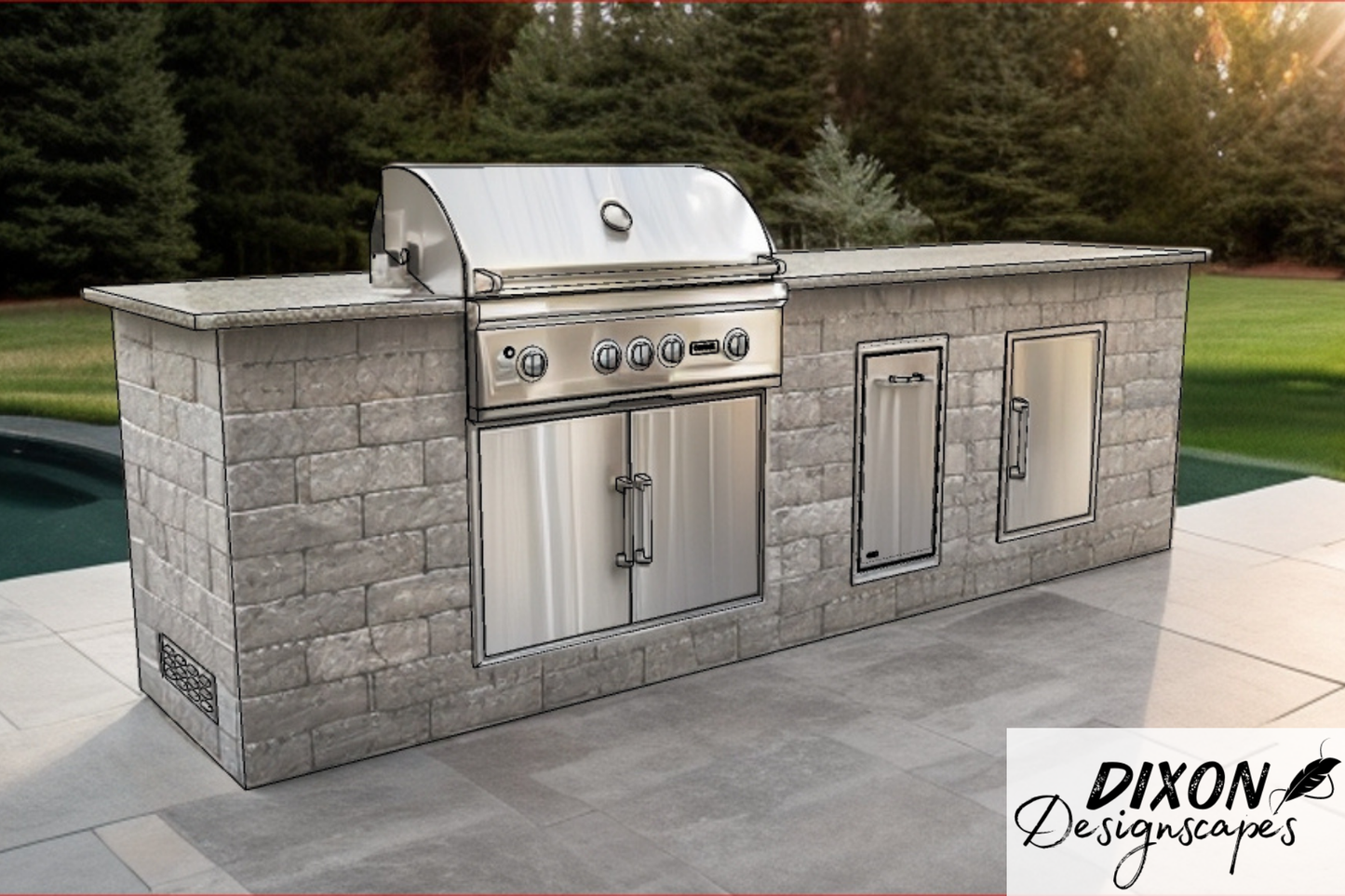 Huck Outdoor Kitchen Design