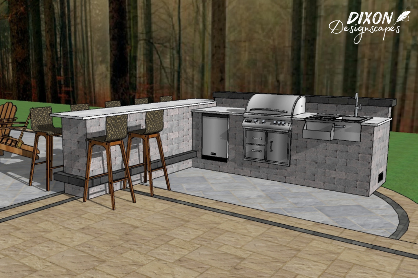 Flint Outdoor Kitchen Design