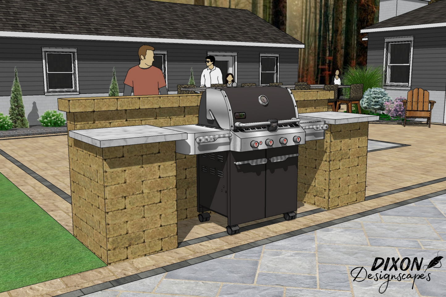 Bear Grill Station Design