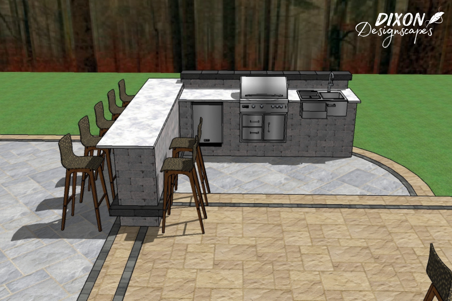 Flint Outdoor Kitchen Design