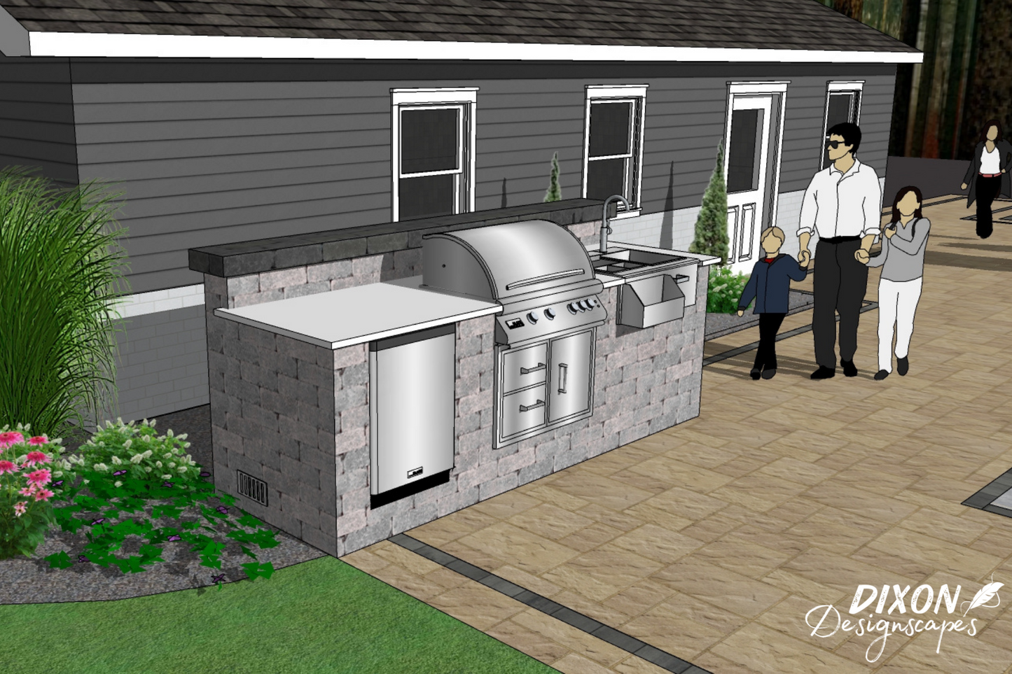 Brooks Outdoor Kitchen Design