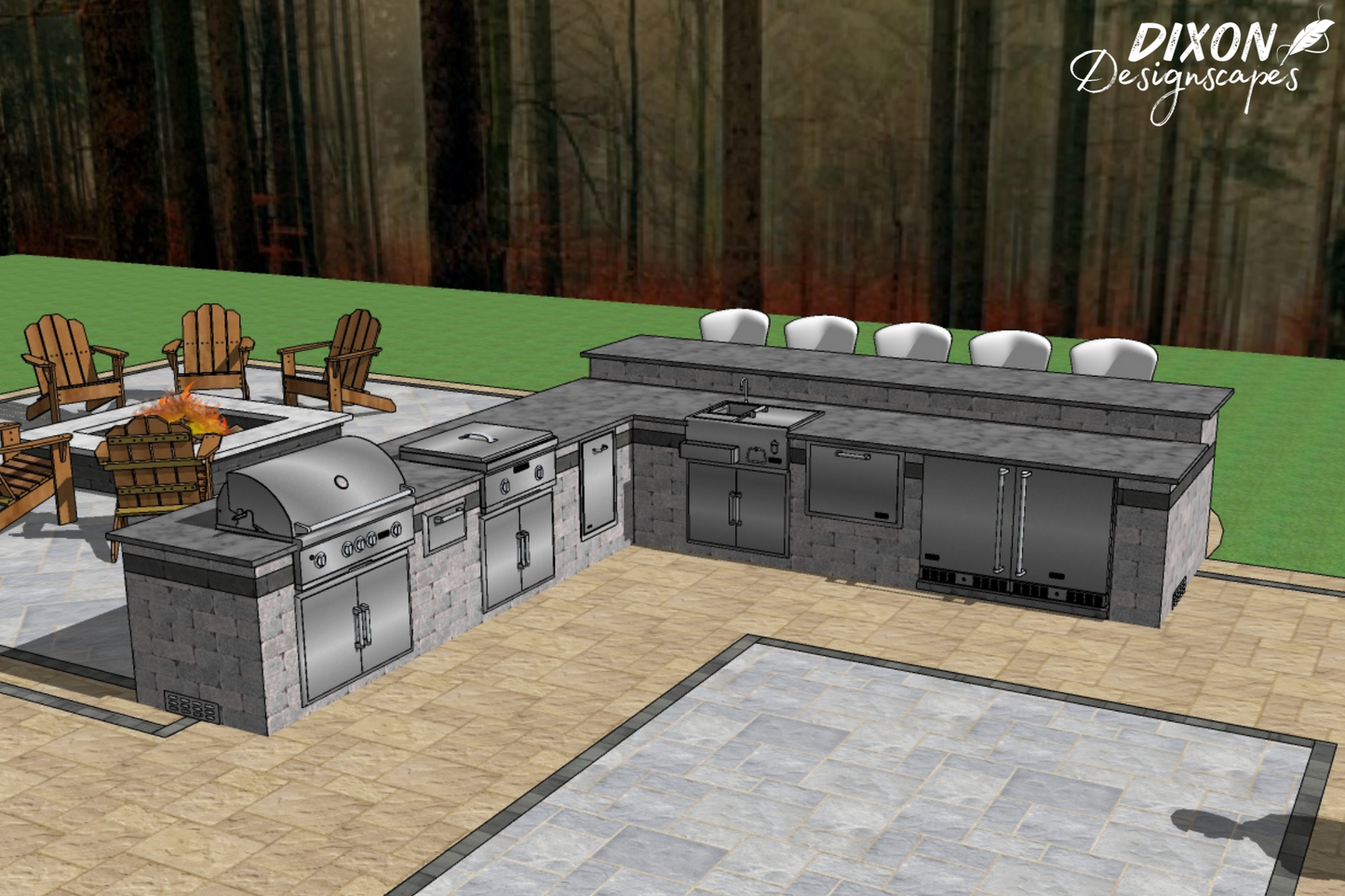 Laurel Outdoor Kitchen Design