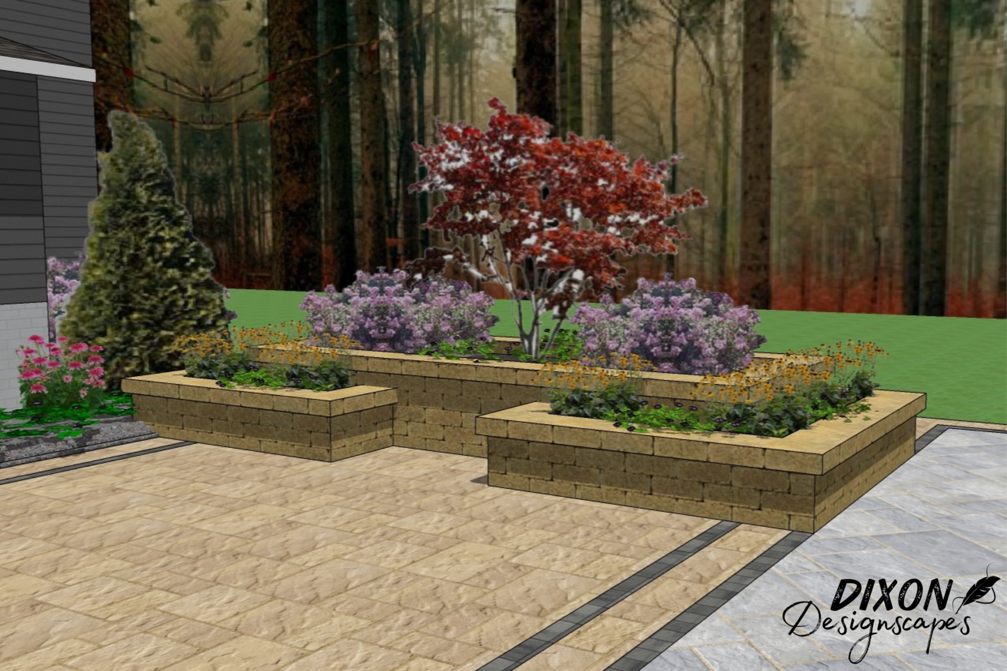 Tiered Garden Bed Design