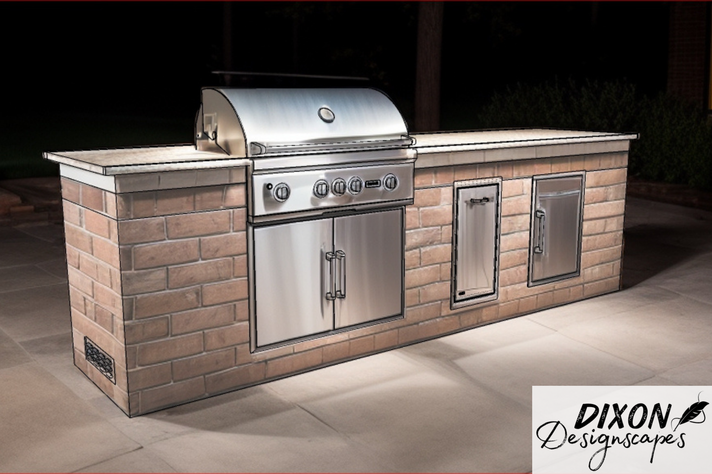 Huck Outdoor Kitchen Design