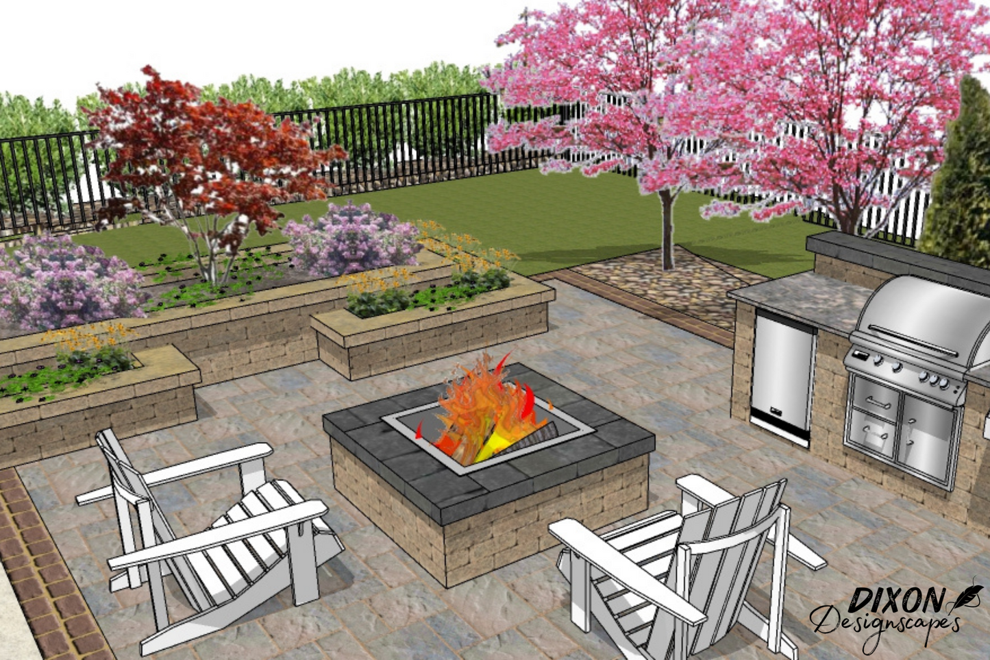 36" Wood Burning Fire Pit Design