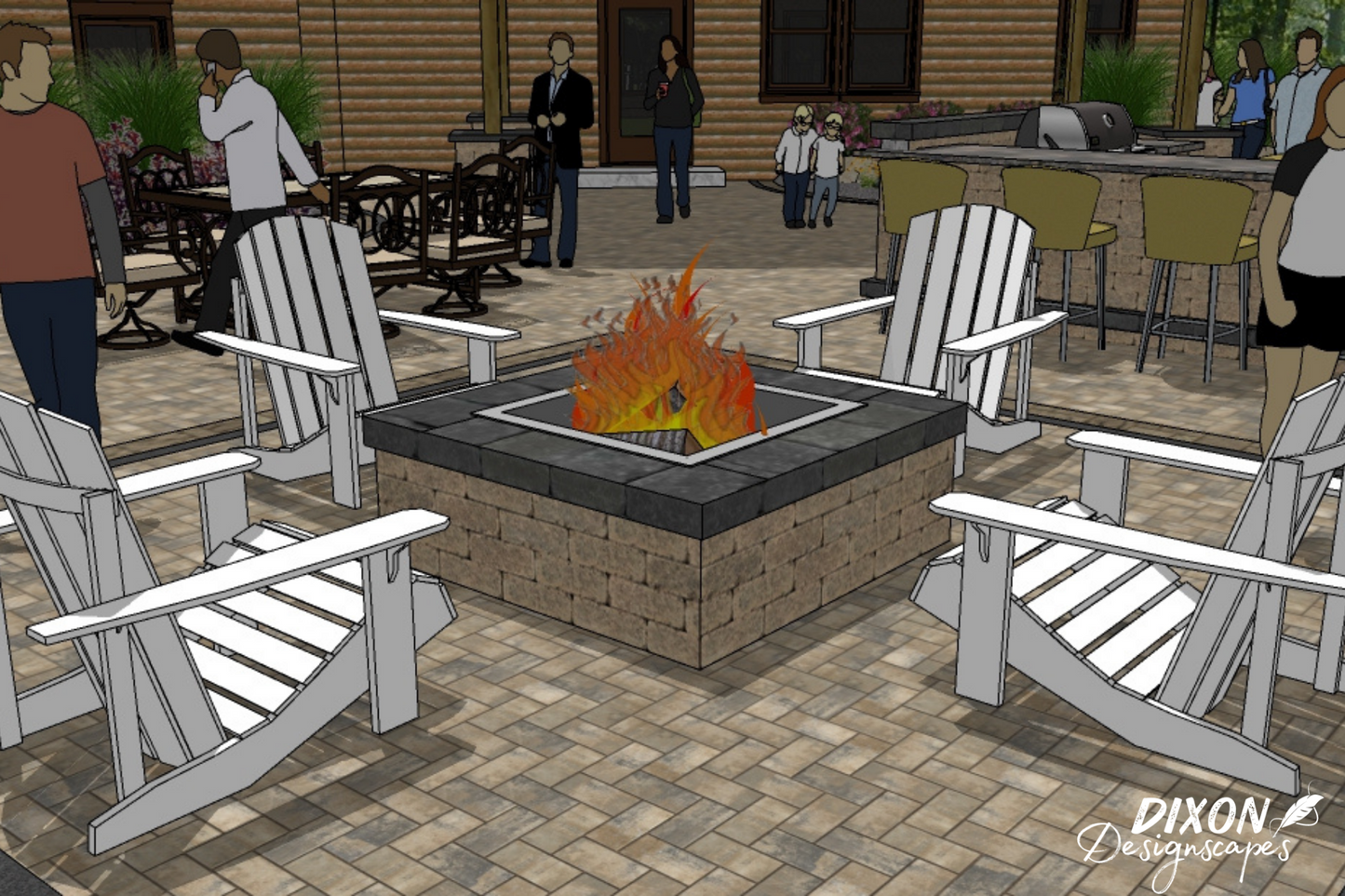 36" Wood Burning Fire Pit Design