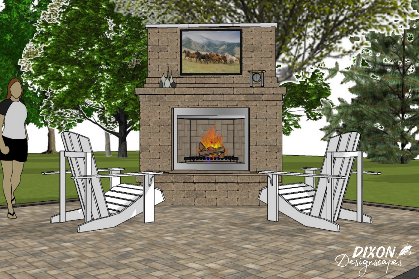 Sage Gas Fireplace Design