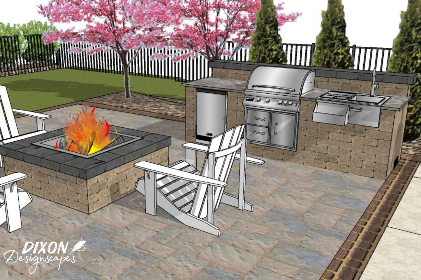 Brooks Outdoor Kitchen Design