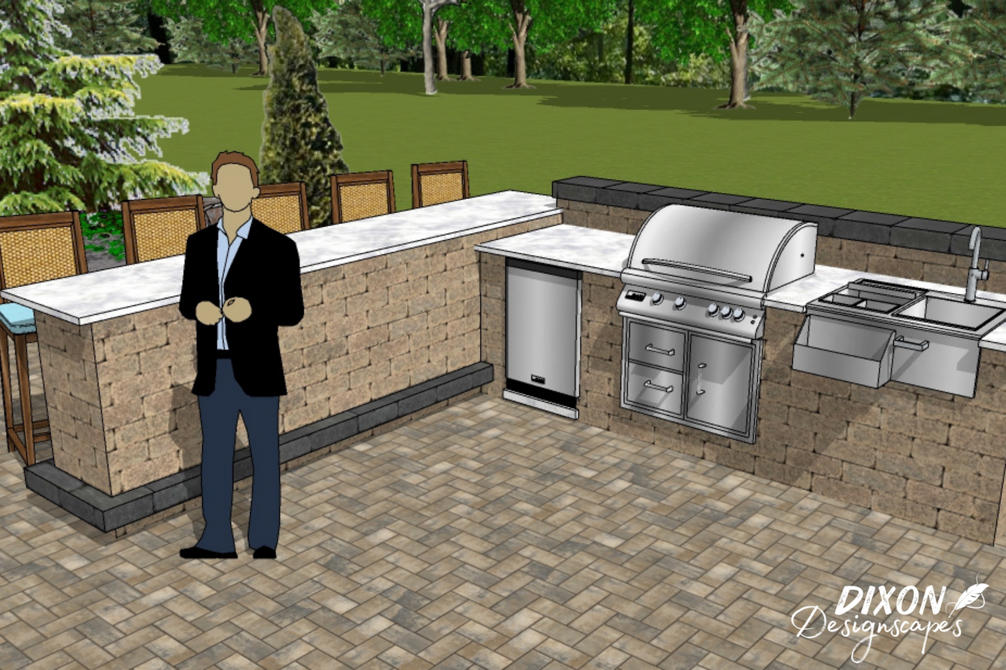 Flint Outdoor Kitchen Design