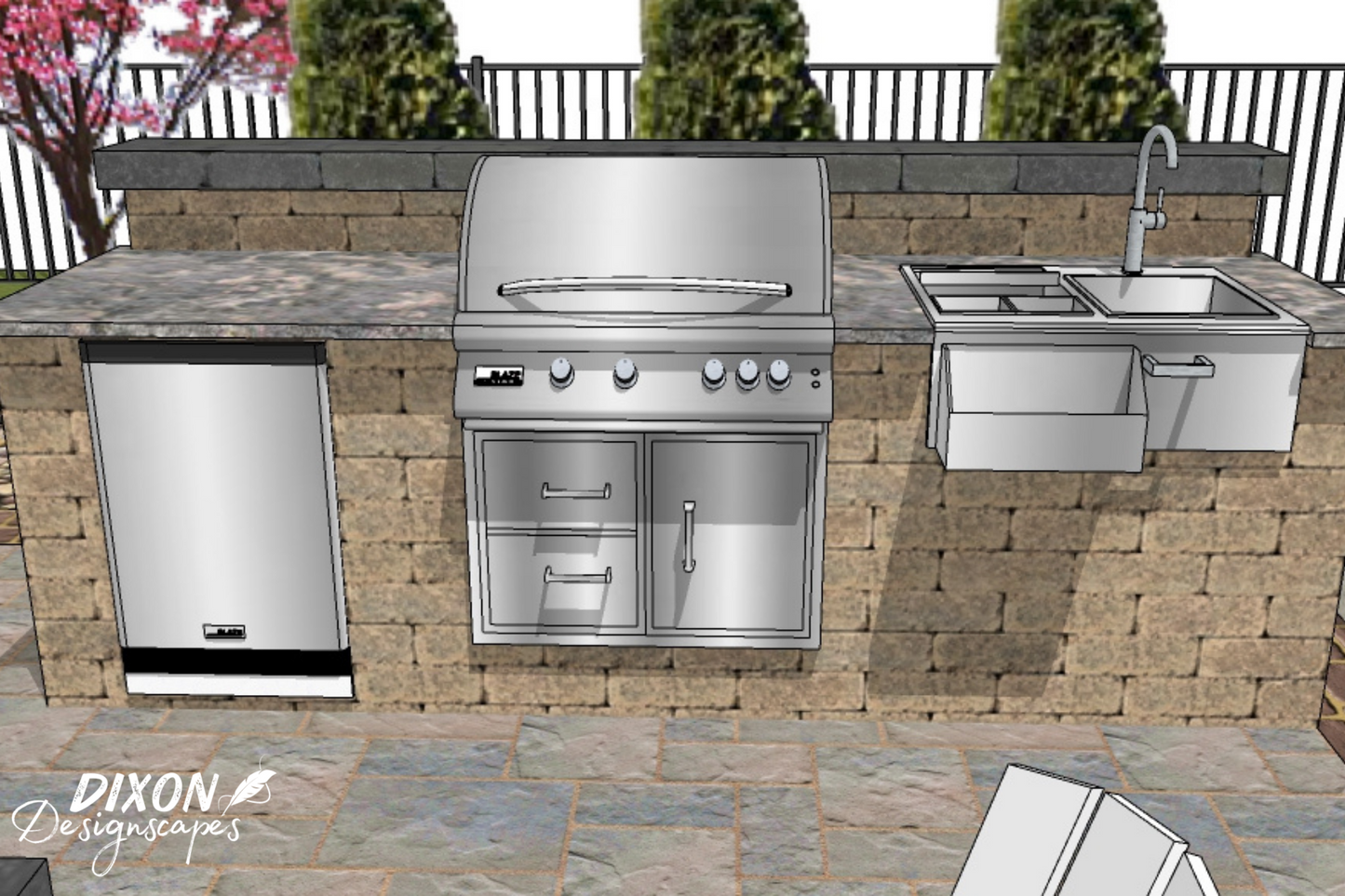 Brooks Outdoor Kitchen Design