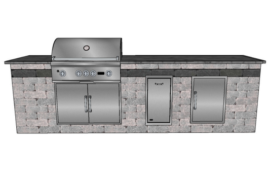 Huck Outdoor Kitchen Design