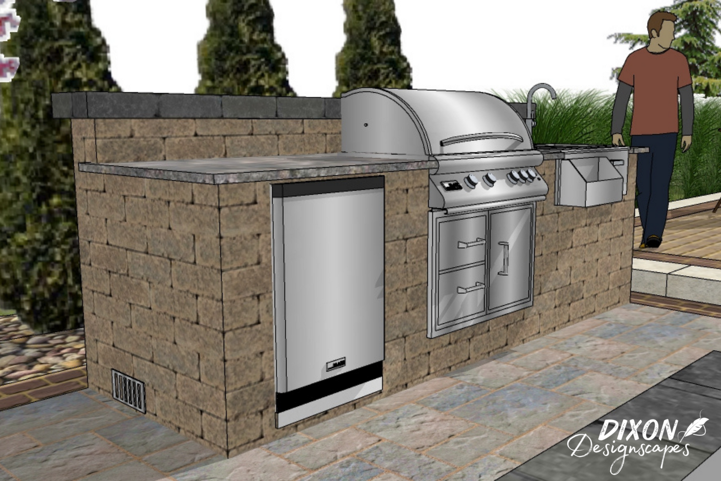 Brooks Outdoor Kitchen Design