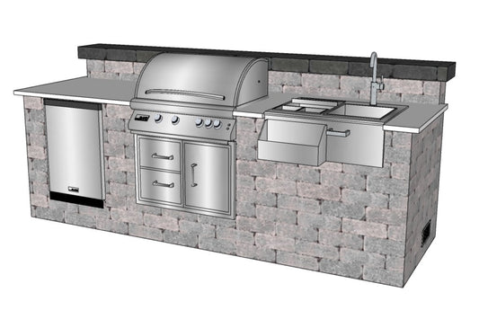 Brooks Outdoor Kitchen Design