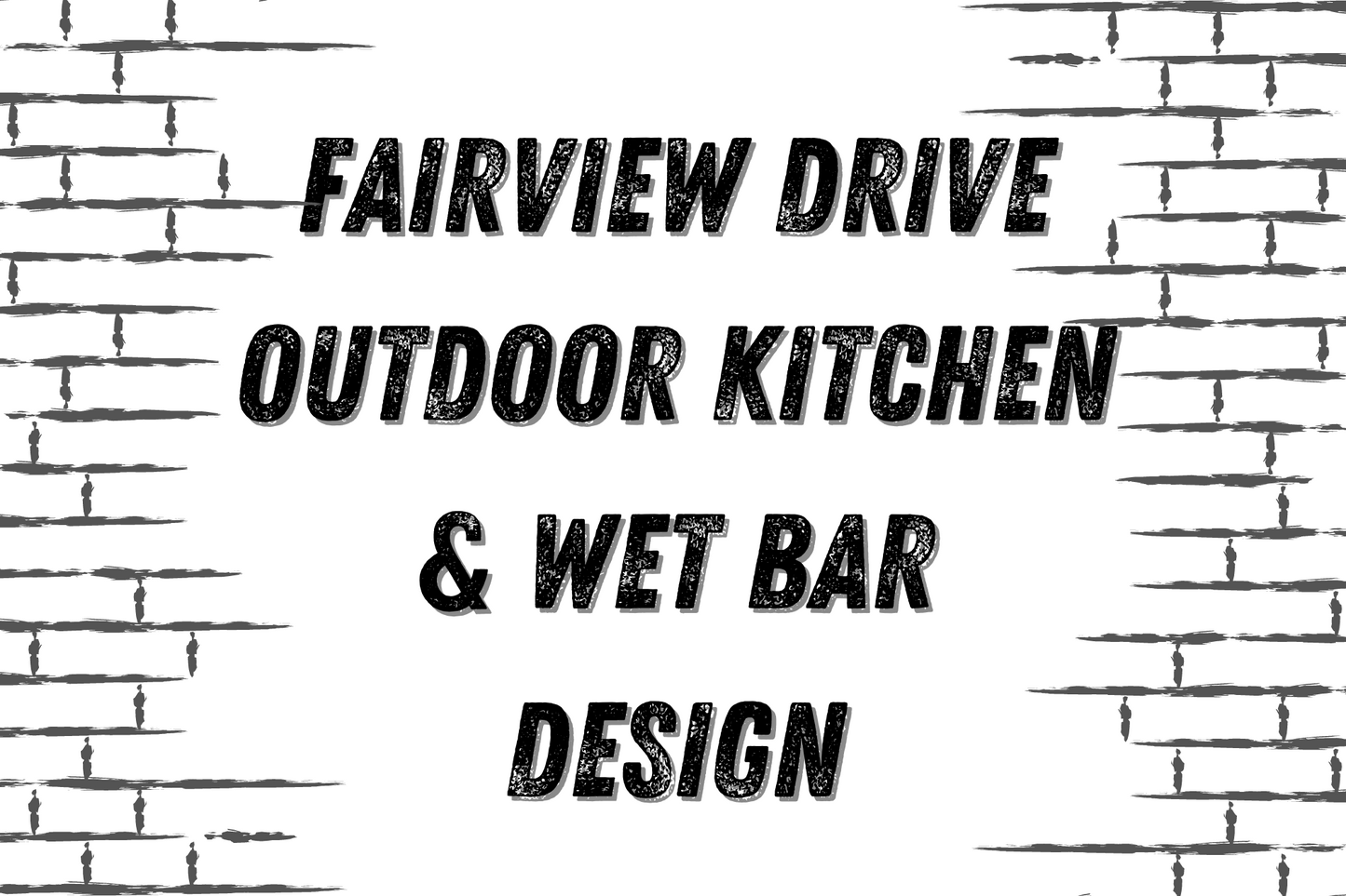 Fairview Drive Outdoor Kitchen and Wet Bar Design