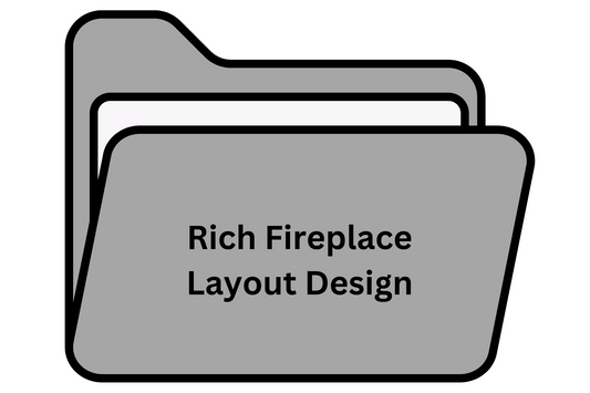 Rich Fireplace Layout Design