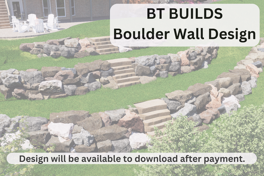 BT BUILDS Boulder Wall Design