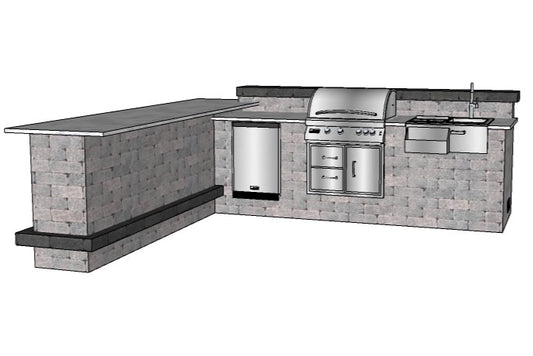 Flint Outdoor Kitchen Design