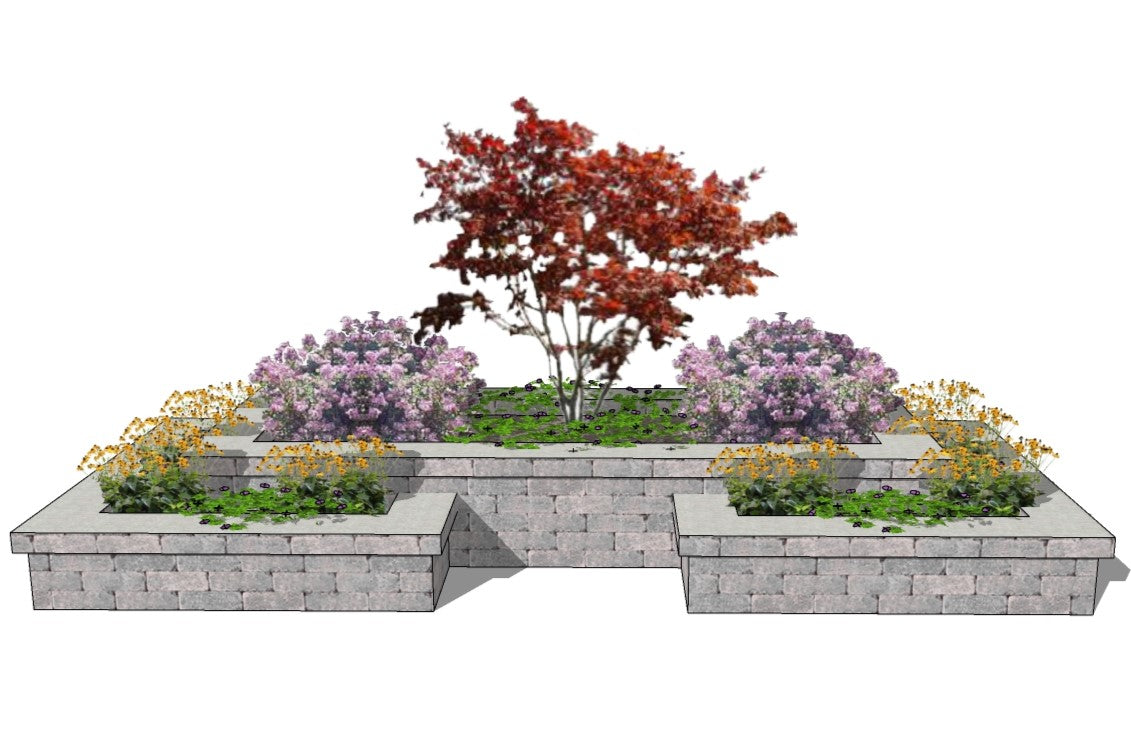 Tiered Garden Bed Design