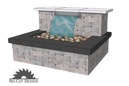 2' Spillway Water Feature Design